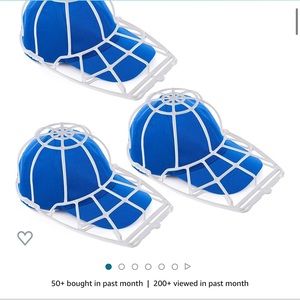 3 - plastic baseball cap forms for dishwasher or top load washing machine